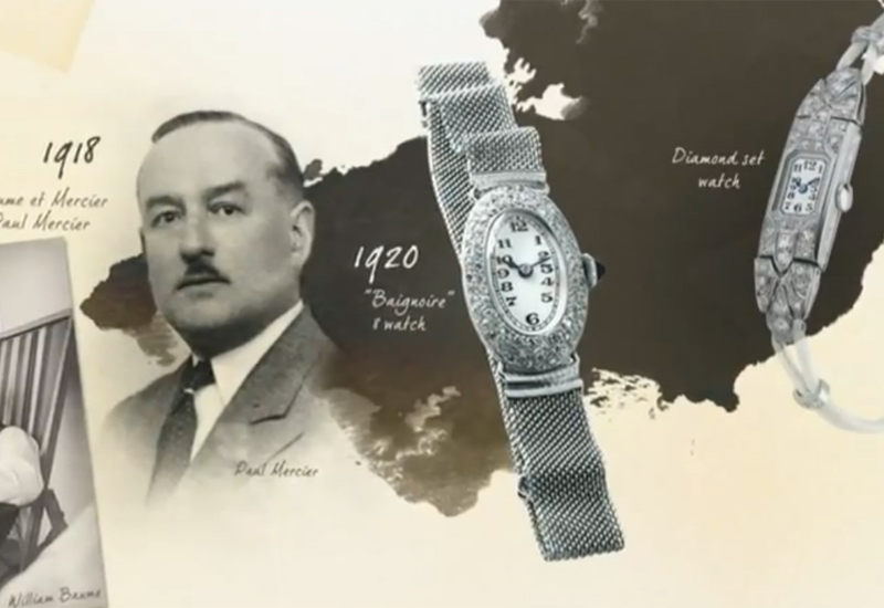 Baume and mercier timeline video